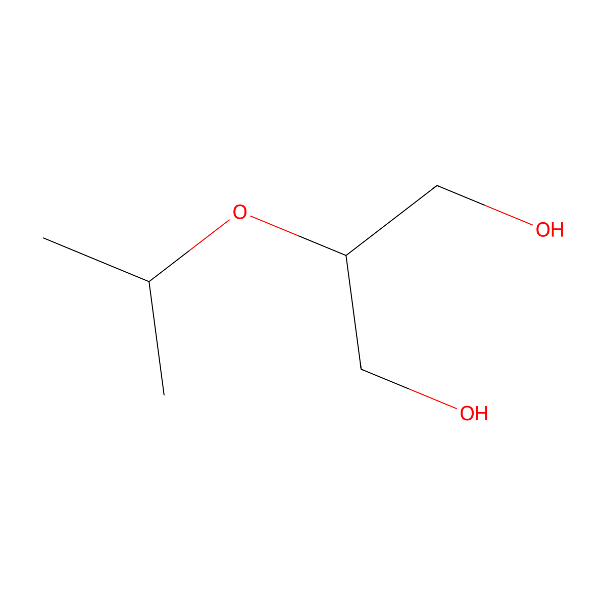 2-(1-Methylethoxy)-1,3-propanediol molecular structure, CAS 73757-65-0
