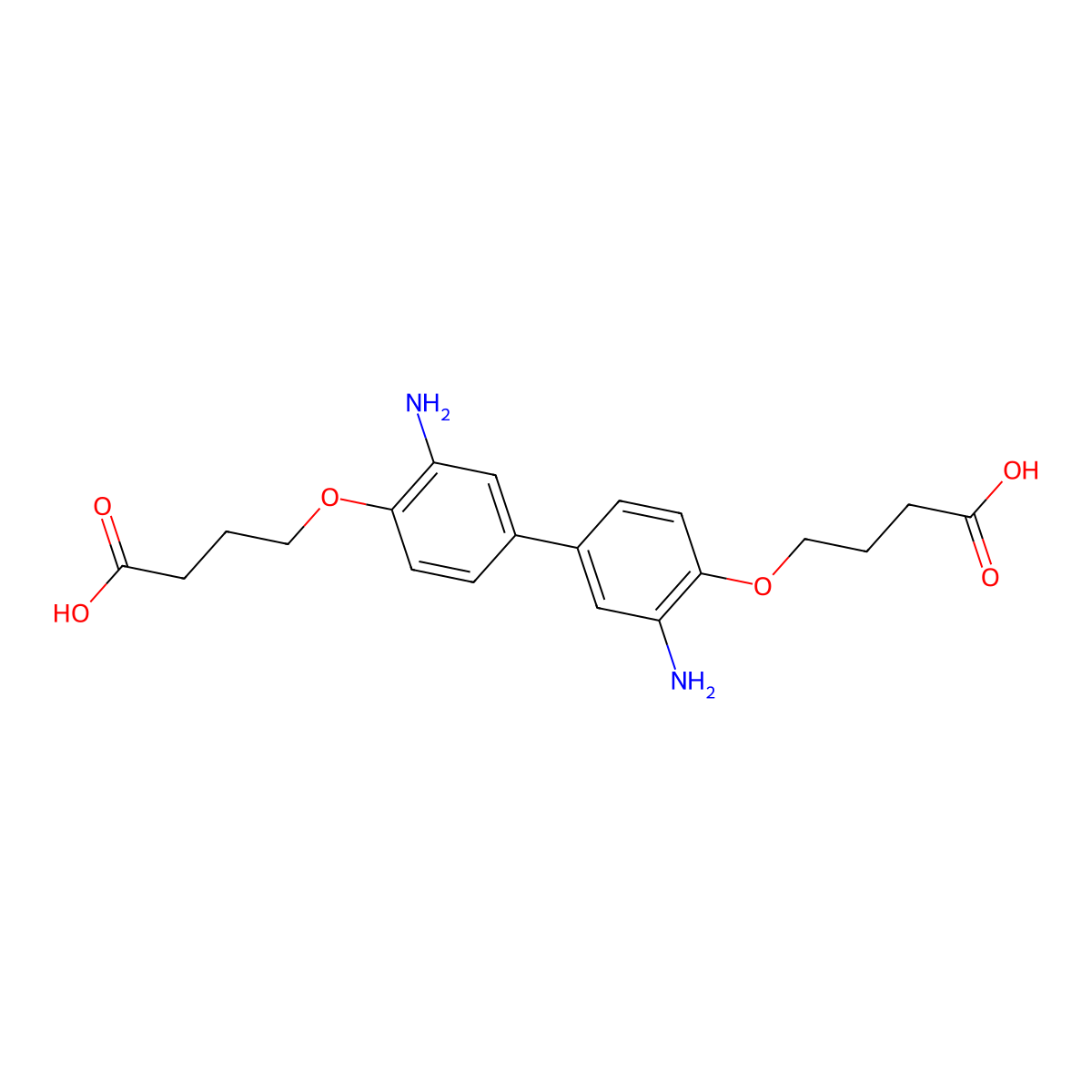 Dicarboxydine molecular structure, CAS 73758-56-2