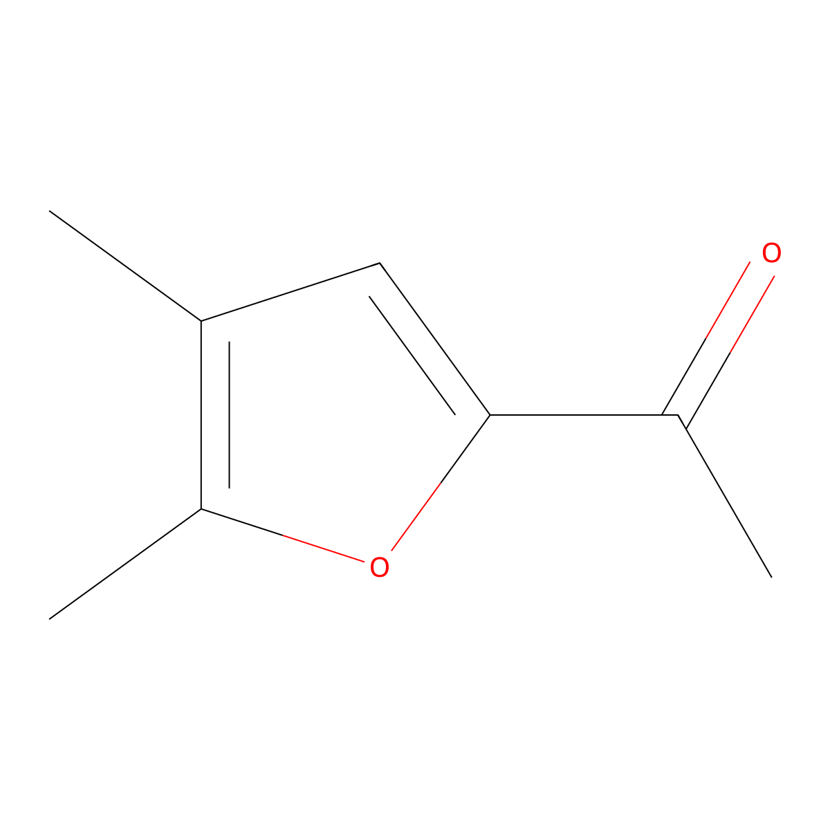 5-Acetyl-2,3-dimethylfuran molecular structure, CAS 73761-44-1