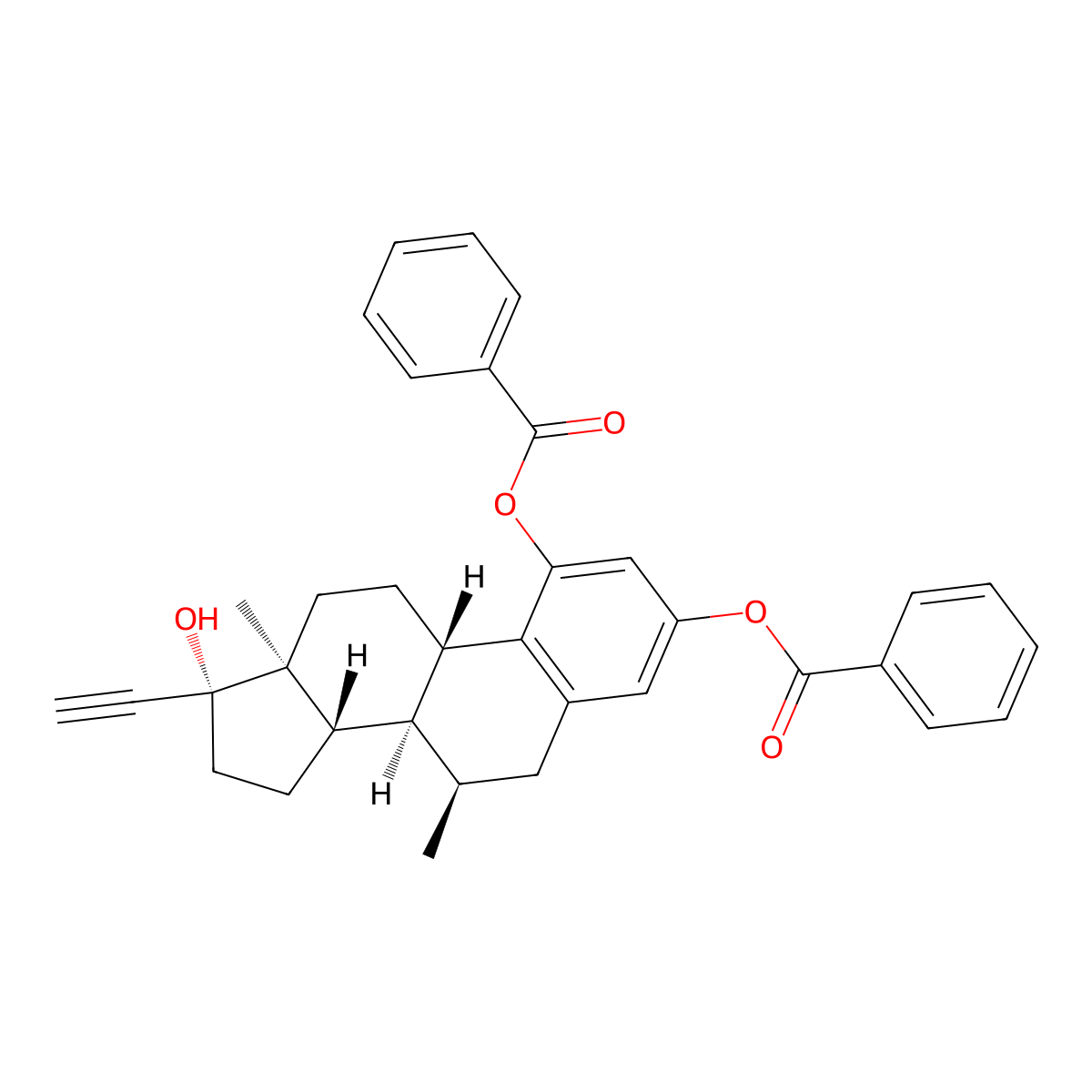 Etamestrol molecular structure, CAS 73764-72-4