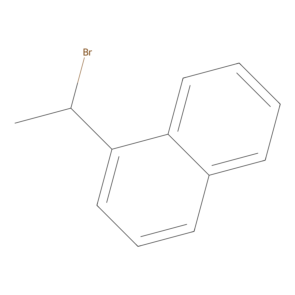 1-(1-Bromoethyl)naphthalene molecular structure, CAS 73765-07-8