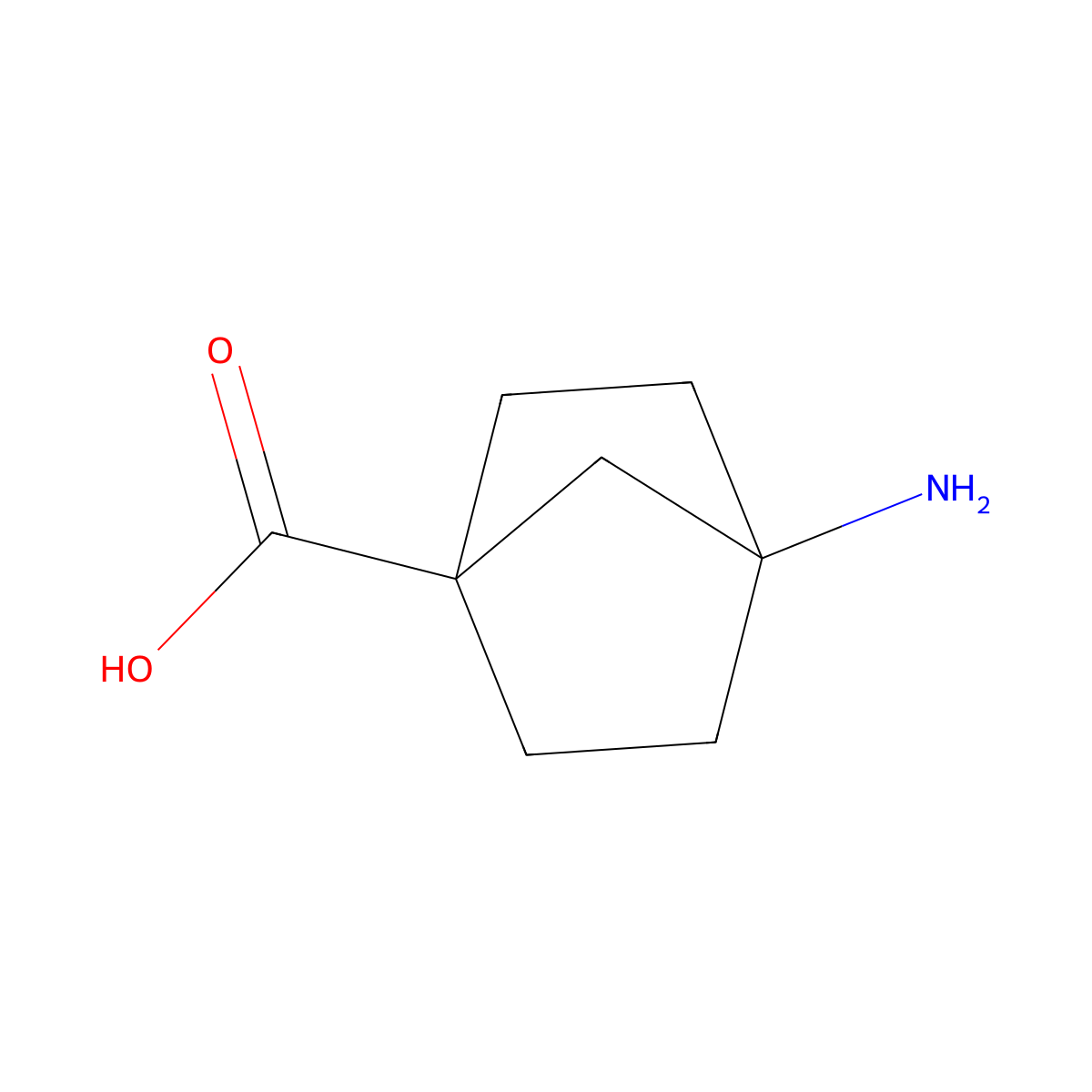 4-Aminobicyclo[2.2.1]heptane-1-carboxylic acid molecular structure, CAS 737693-57-1