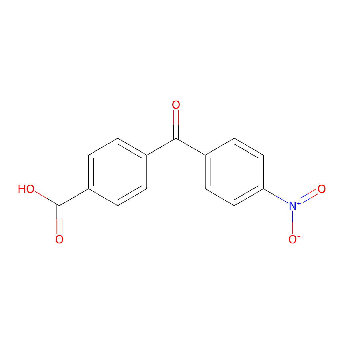 4-(4-Nitrobenzoyl)benzoic acid molecular structure, CAS 7377-13-1