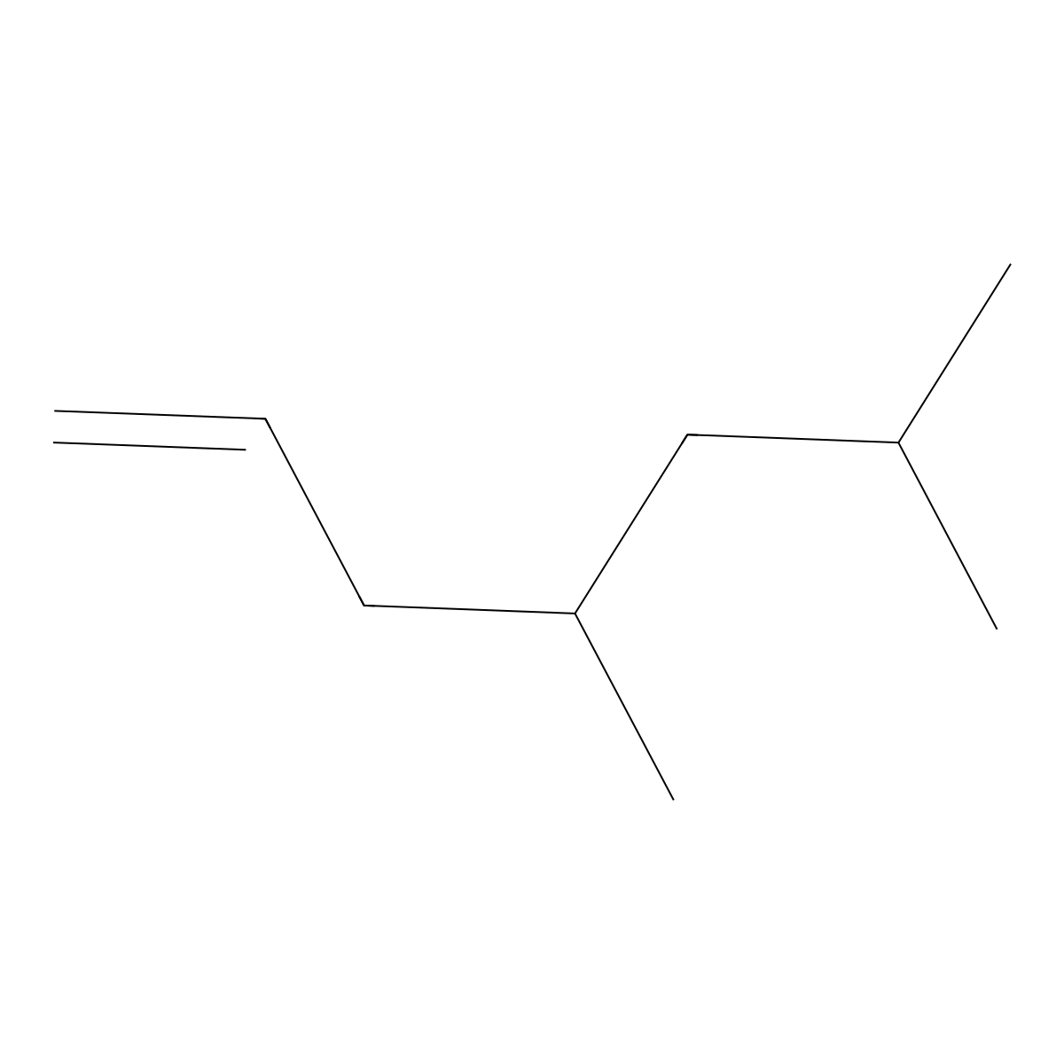 4,6-Dimethylhept-1-ene molecular structure, CAS 7379-69-3