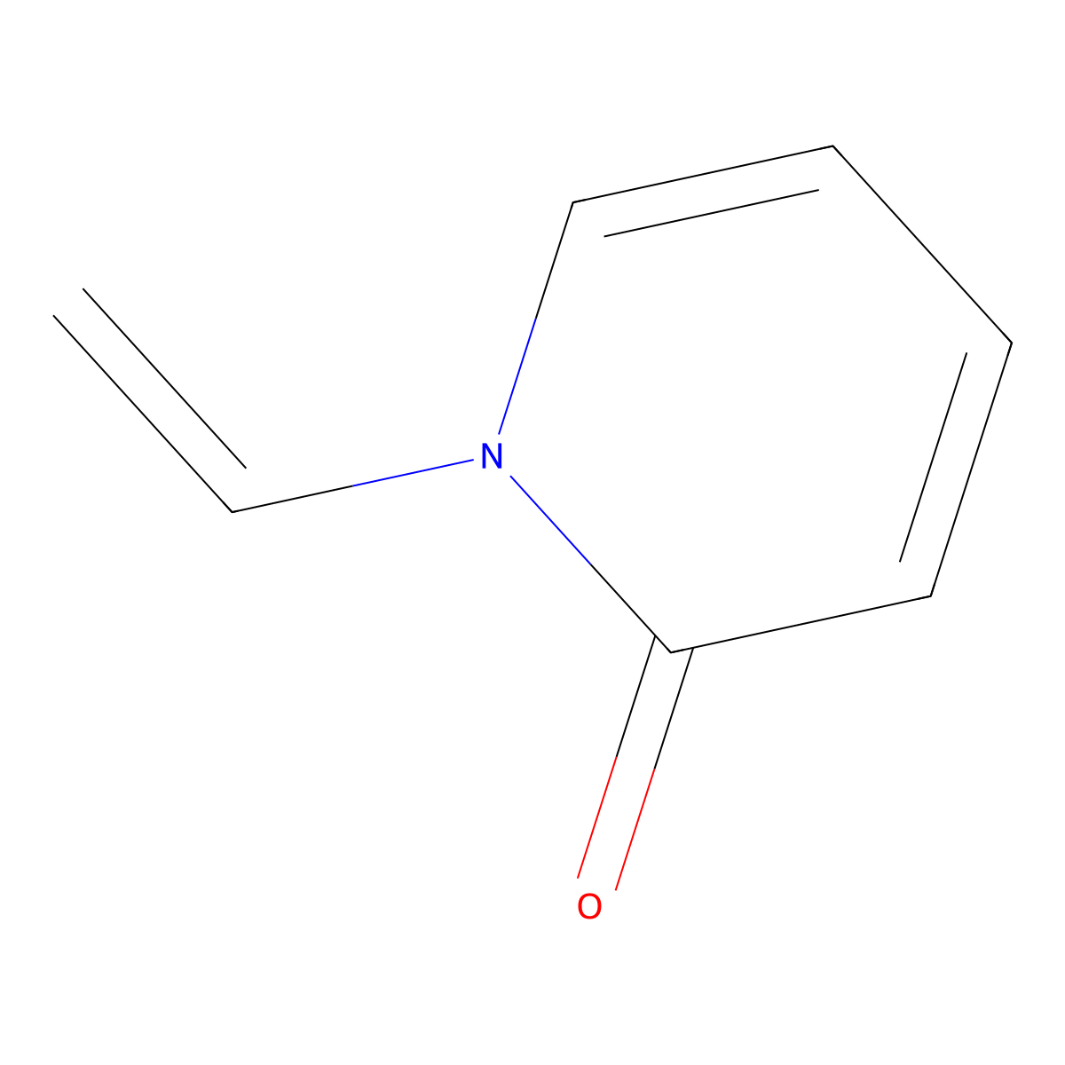 2(1H)-Pyridinone, 1-ethenyl- molecular structure, CAS 7379-71-7