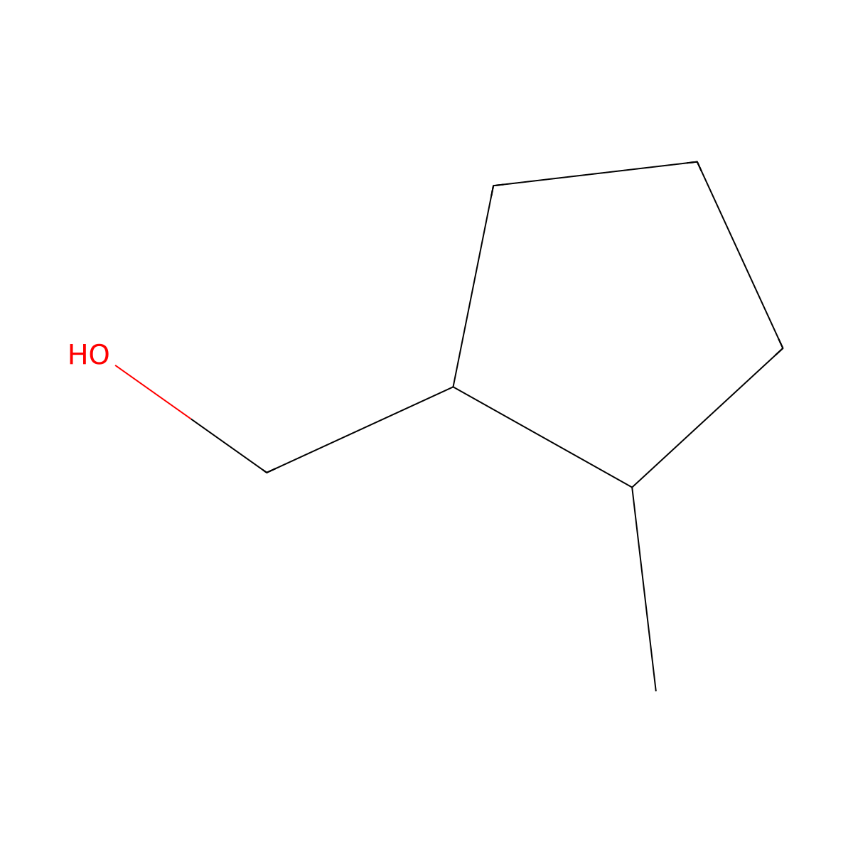 (2-Methylcyclopentyl)methanol molecular structure, CAS 73803-82-4