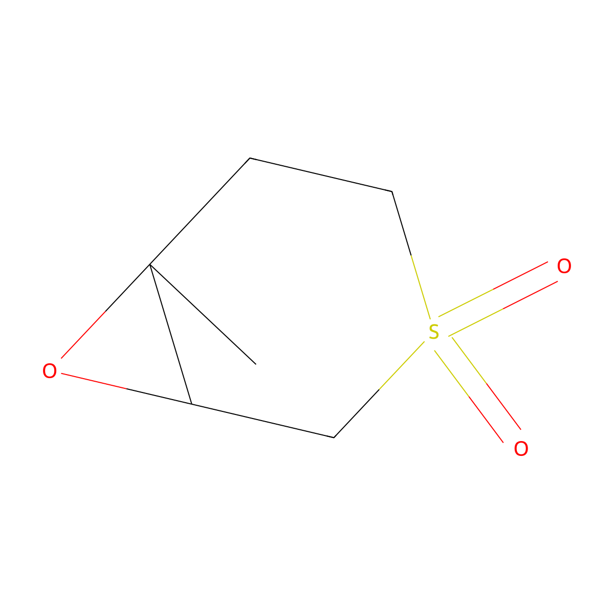 6-Methyl-7-oxa-3lambda6-thiabicyclo[4.1.0]heptane-3,3-dione molecular structure, CAS 73813-50-0
