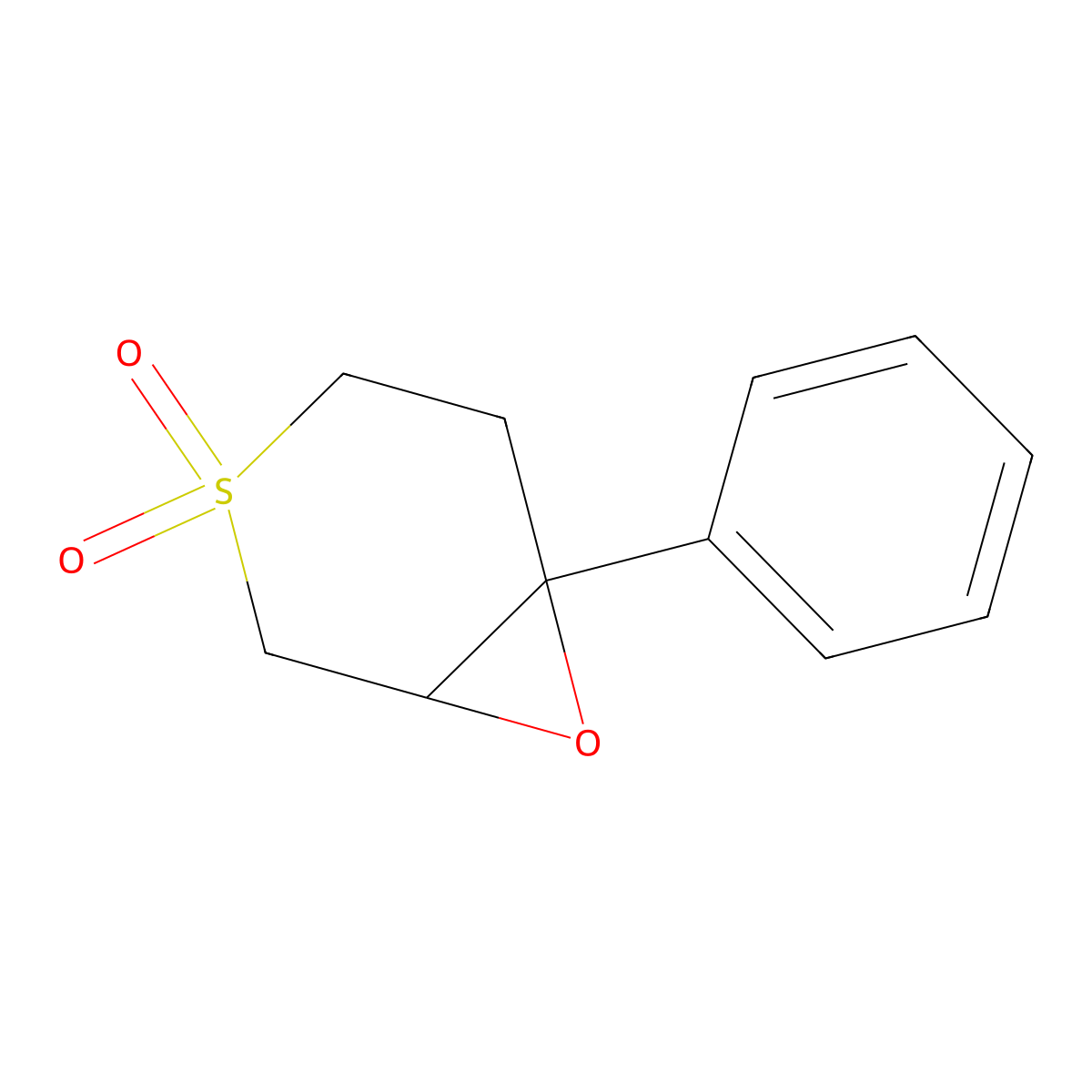 6-Phenyl-7-oxa-3lambda6-thiabicyclo[4.1.0]heptane-3,3-dione molecular structure, CAS 73813-51-1