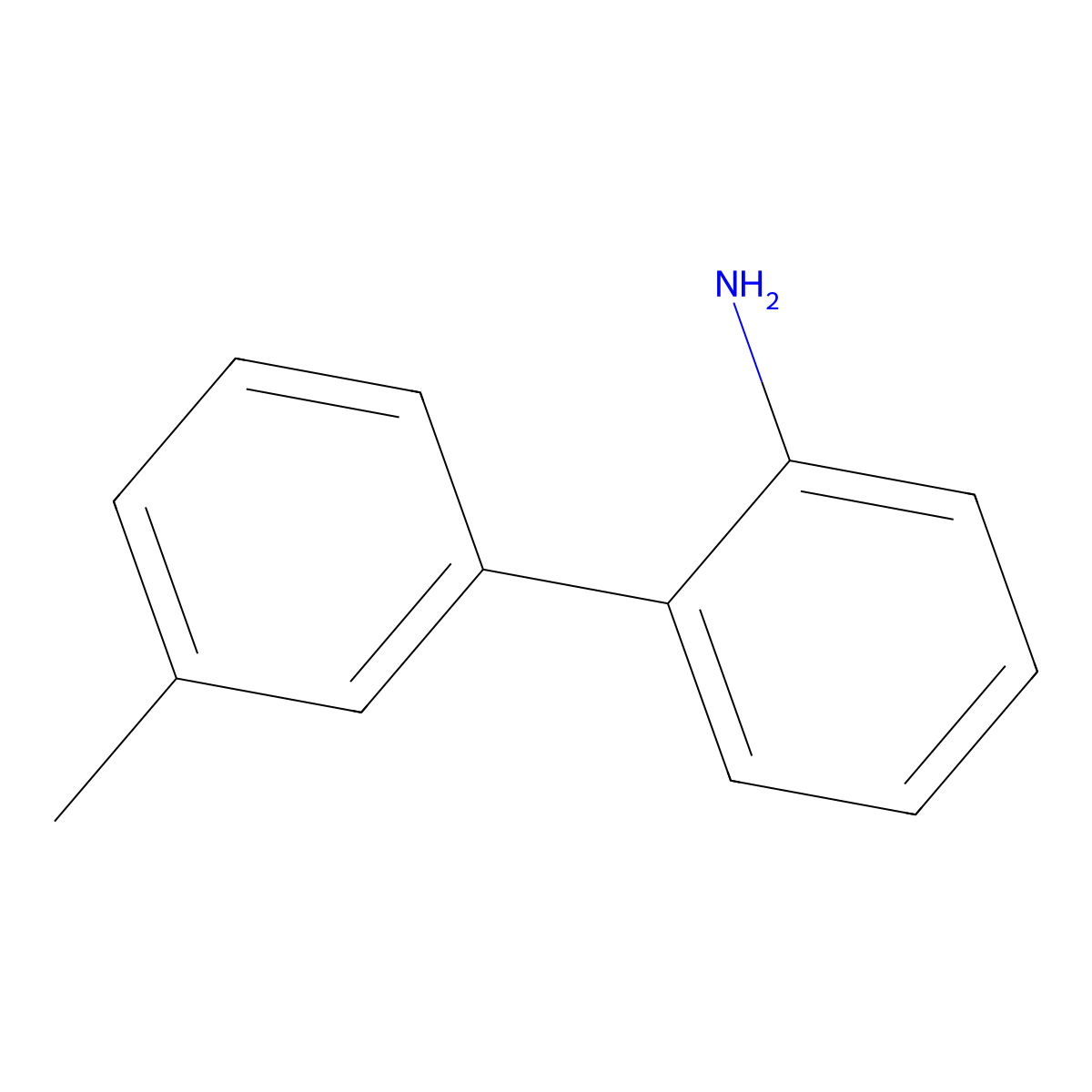 2-(3-Methylphenyl)aniline molecular structure, CAS 73818-73-2