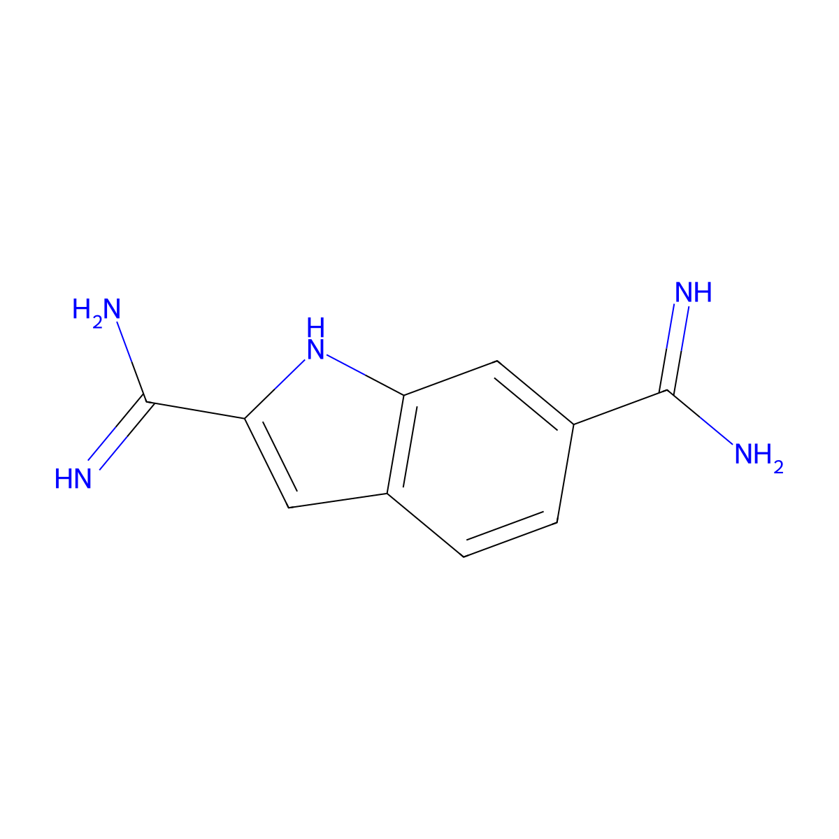 2,6-Diamidino-indole molecular structure, CAS 73819-63-3
