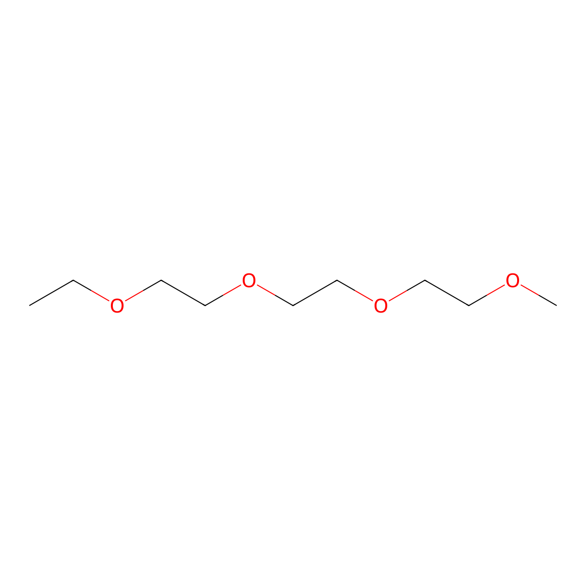 2,5,8,11-Tetraoxatridecane molecular structure, CAS 7382-29-8