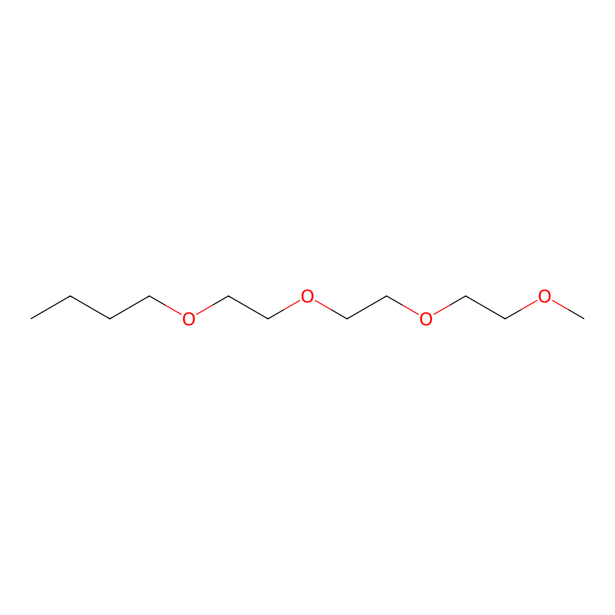 2,5,8,11-Tetraoxapentadecane molecular structure, CAS 7382-30-1