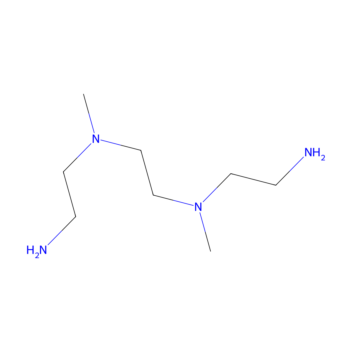 N~1~,N~1'~-(Ethane-1,2-diyl)bis(N~1~-methylethane-1,2-diamine) molecular structure, CAS 7382-58-3