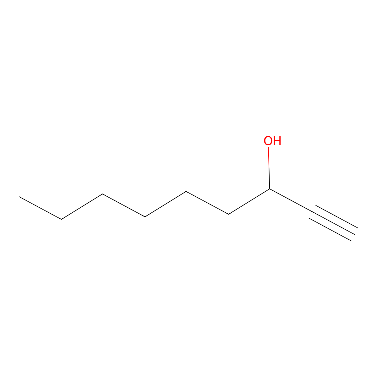 1-Nonyn-3-ol molecular structure, CAS 7383-20-2
