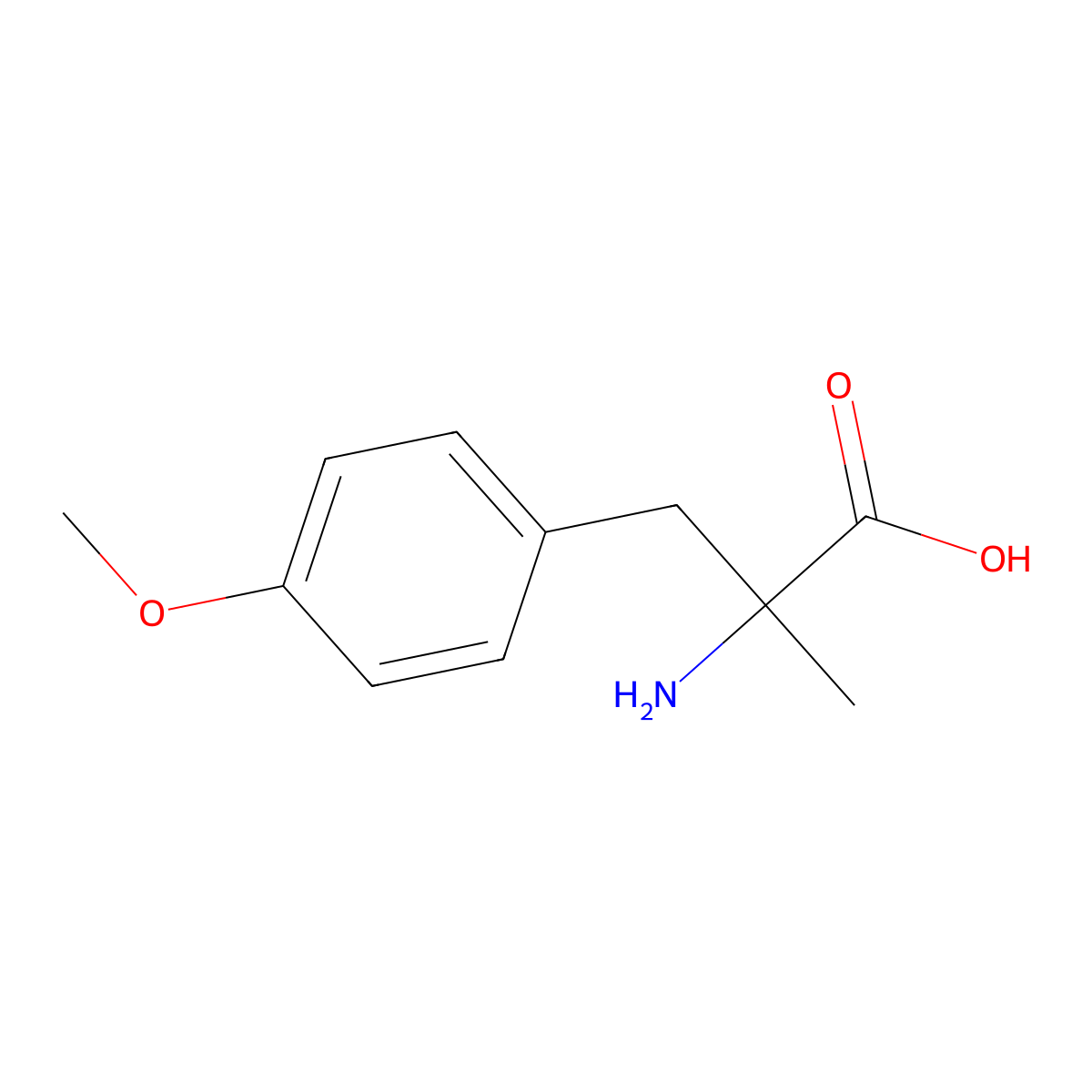 O,alpha-Dimethyltyrosine molecular structure, CAS 7383-30-4