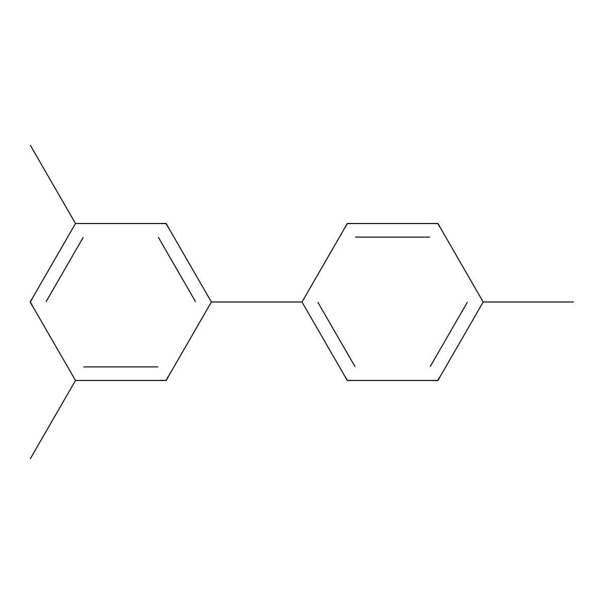 1,1'-Biphenyl, 3,4',5-trimethyl- molecular structure, CAS 7383-87-1