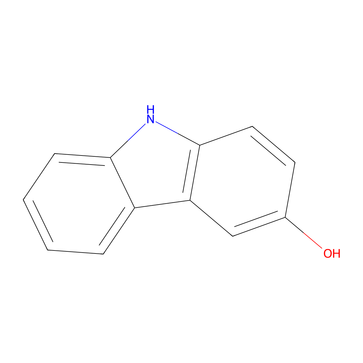 3-Hydroxycarbazole molecular structure, CAS 7384-07-8