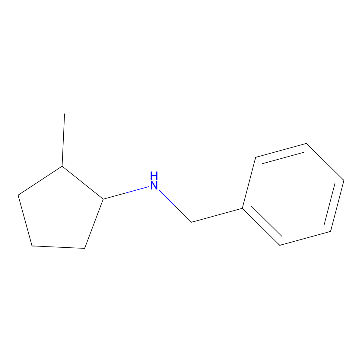 N-Benzyl-2-methylcyclopentan-1-amine molecular structure, CAS 73842-62-3