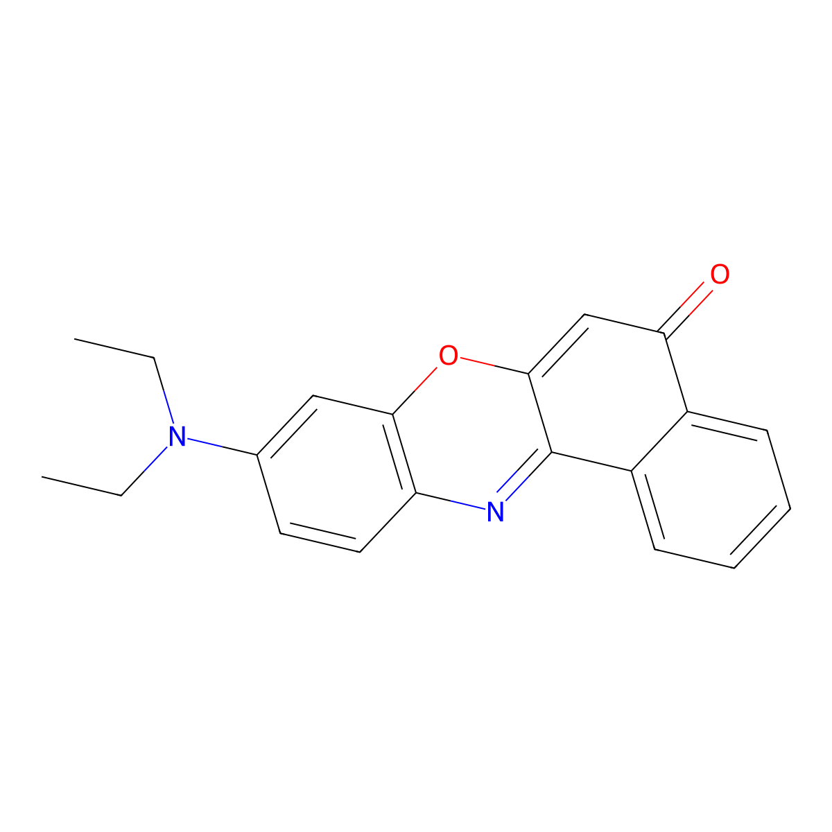 Nile Red molecular structure, CAS 7385-67-3