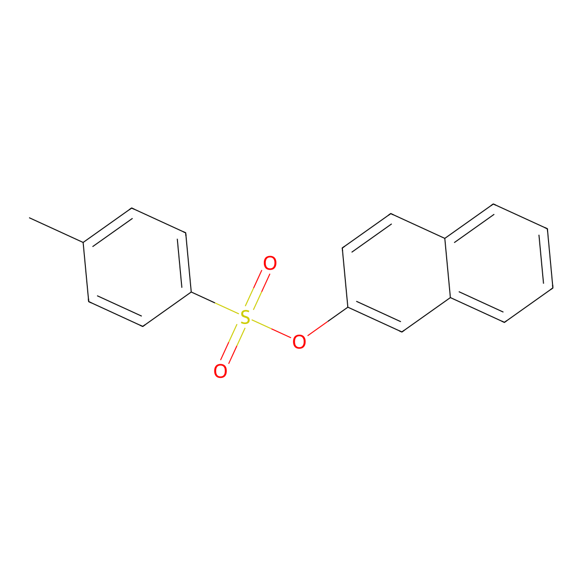 2-Naphthyl p-Toluenesulfonate molecular structure, CAS 7385-85-5