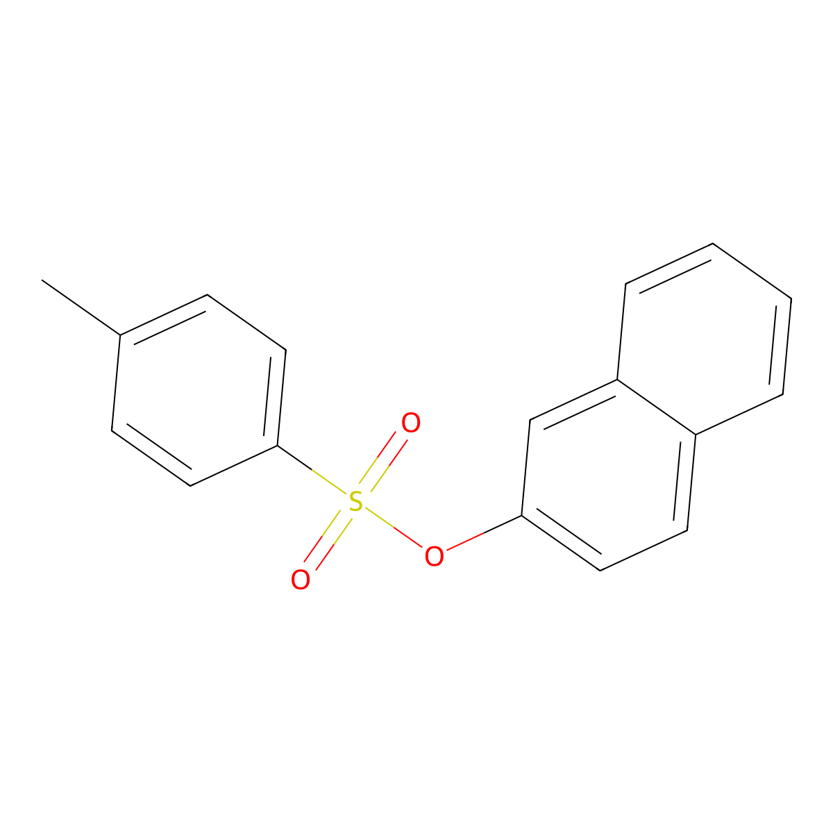 2-Naphthyl p-Toluenesulfonate molecular structure, CAS 7385-85-5