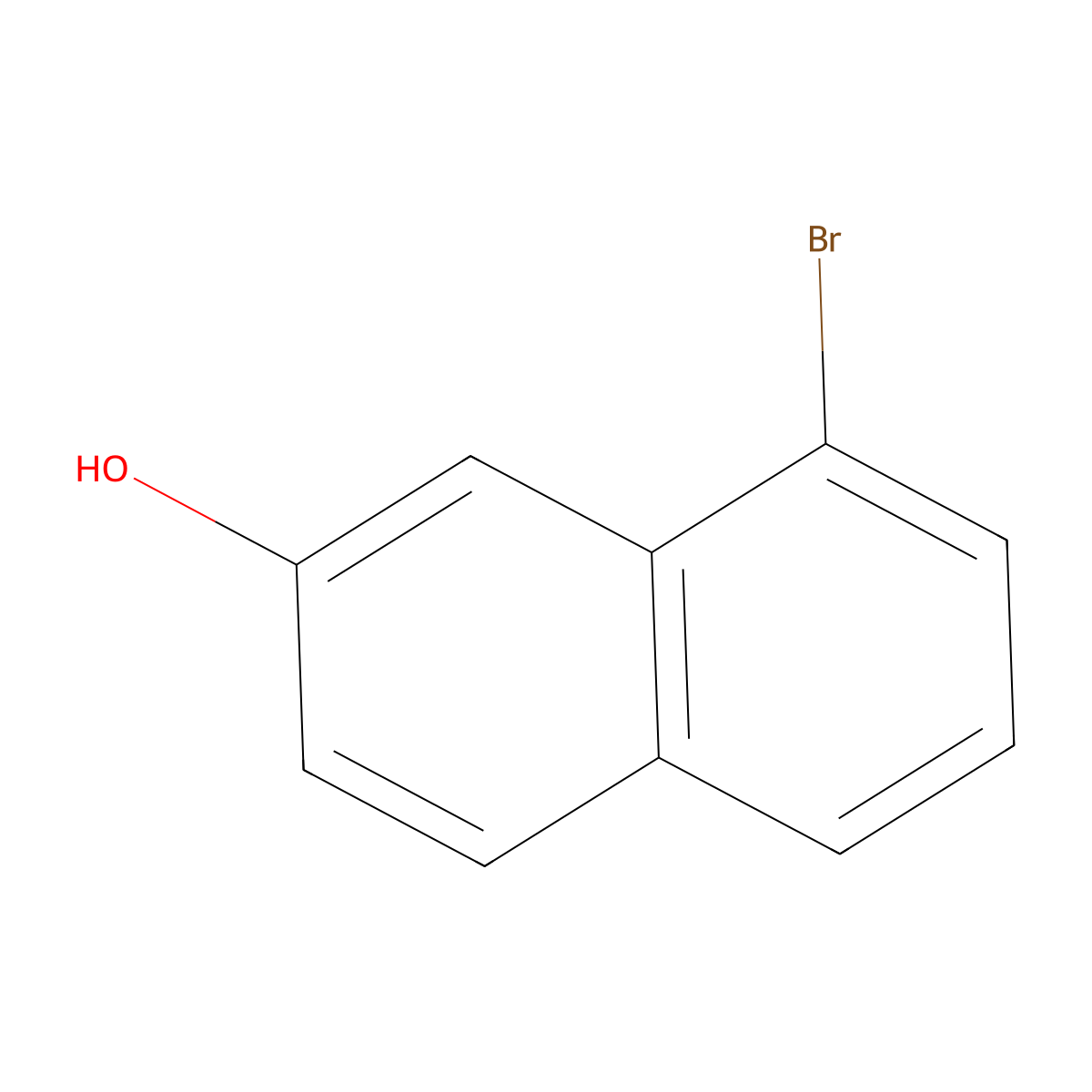 8-Bromonaphthalen-2-ol molecular structure, CAS 7385-87-7