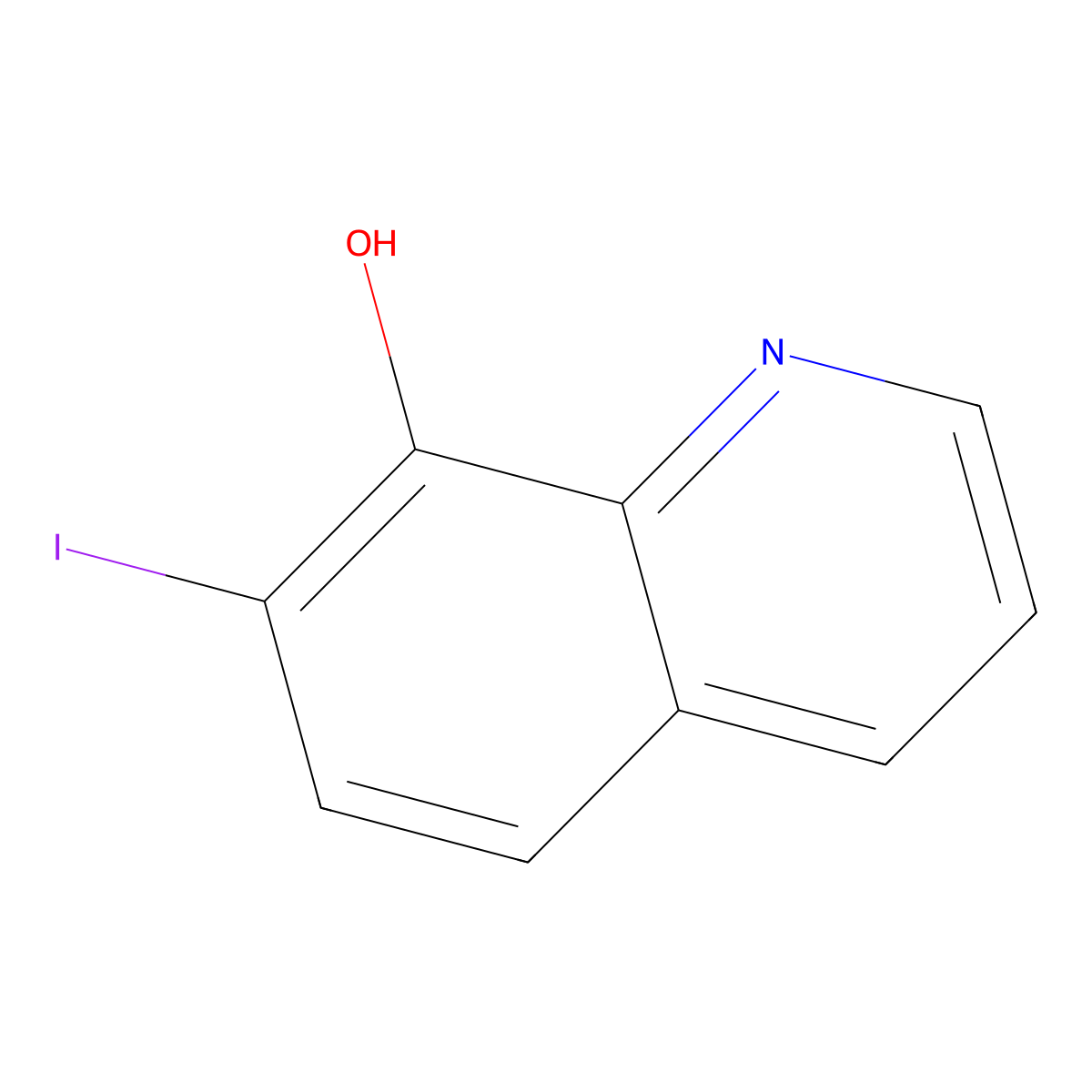 7-Iodoquinolin-8-ol molecular structure, CAS 7385-89-9