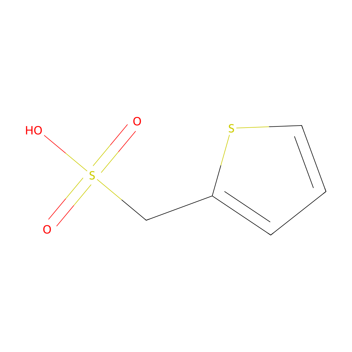 Thiophen-2-ylmethanesulfonic acid molecular structure, CAS 738538-33-5