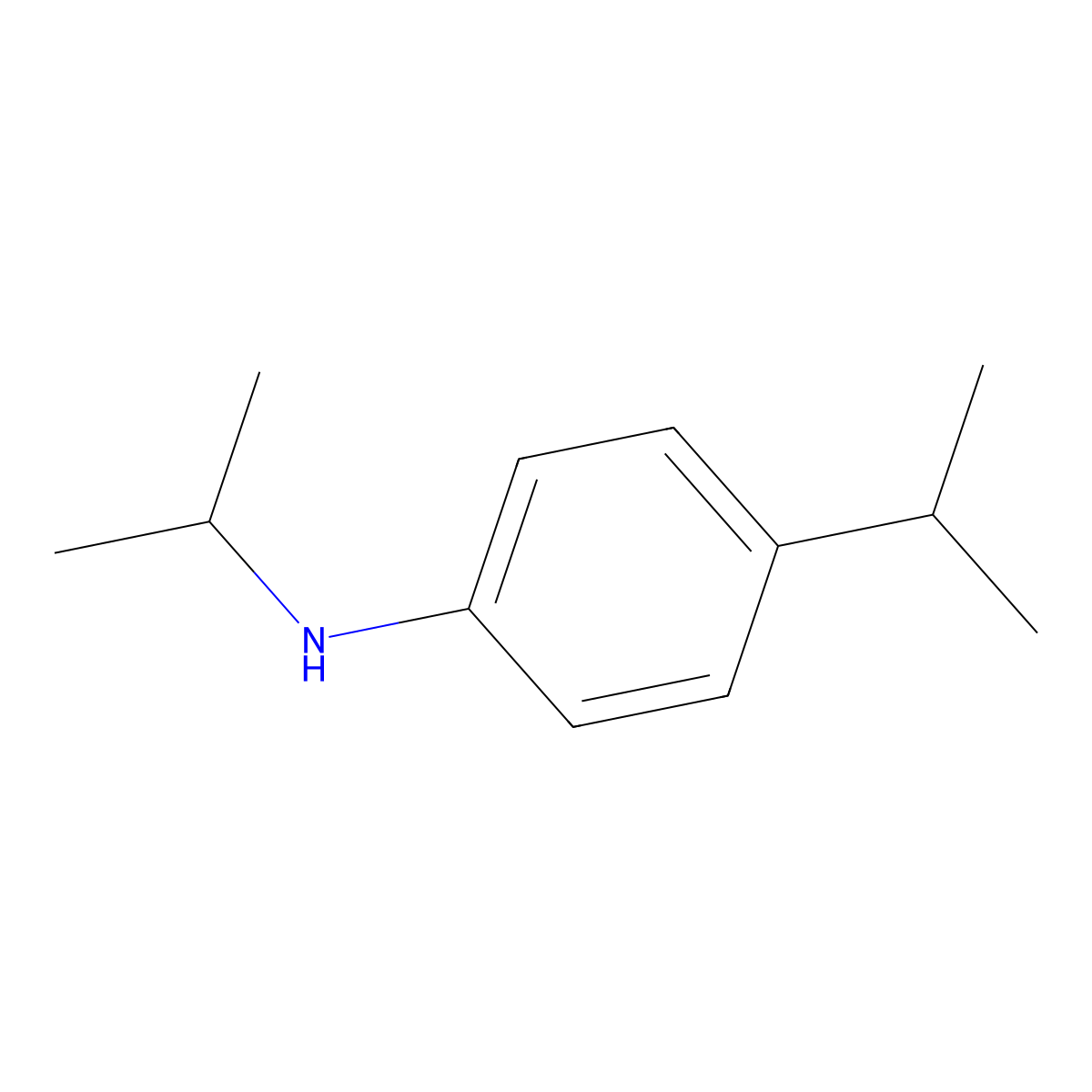 N,4-bis(propan-2-yl)aniline molecular structure, CAS 738613-43-9