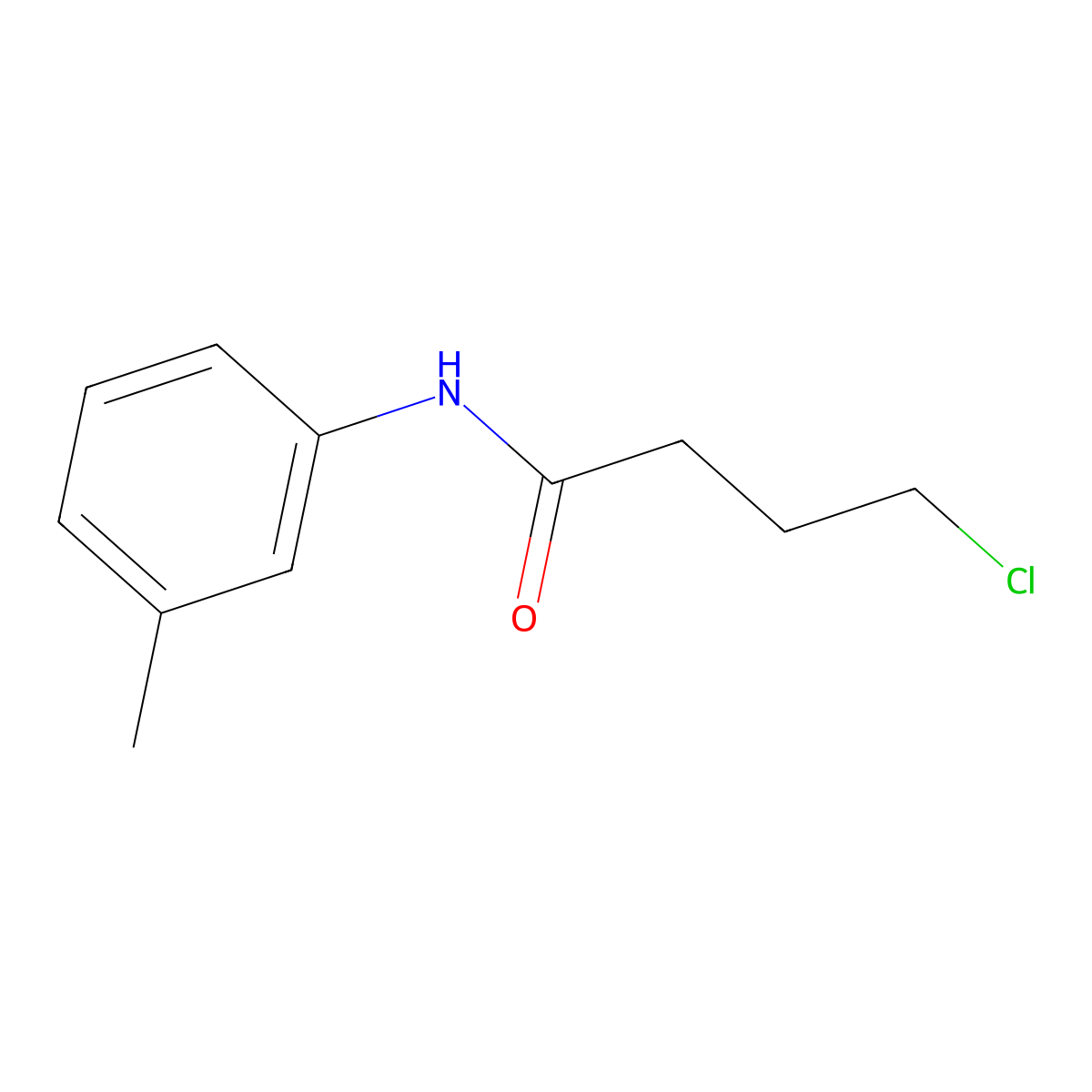 4-Chloro-meta-butyrotoluidide molecular structure, CAS 73863-44-2