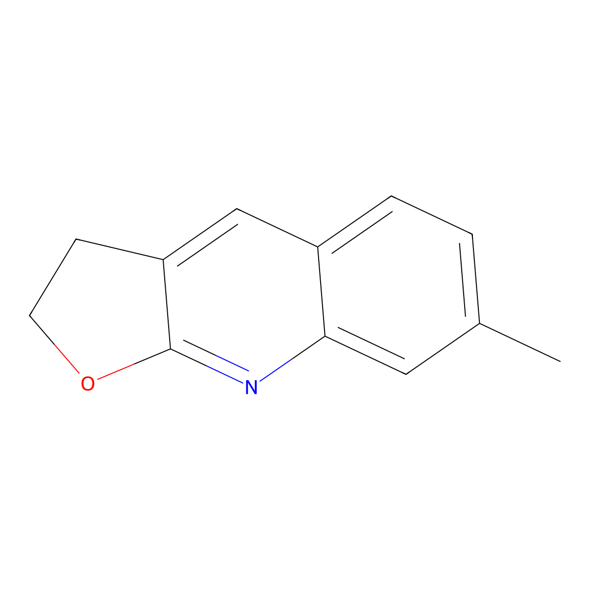 7-Methyl-2,3-dihydrofuro[2,3-b]quinoline molecular structure, CAS 73863-57-7