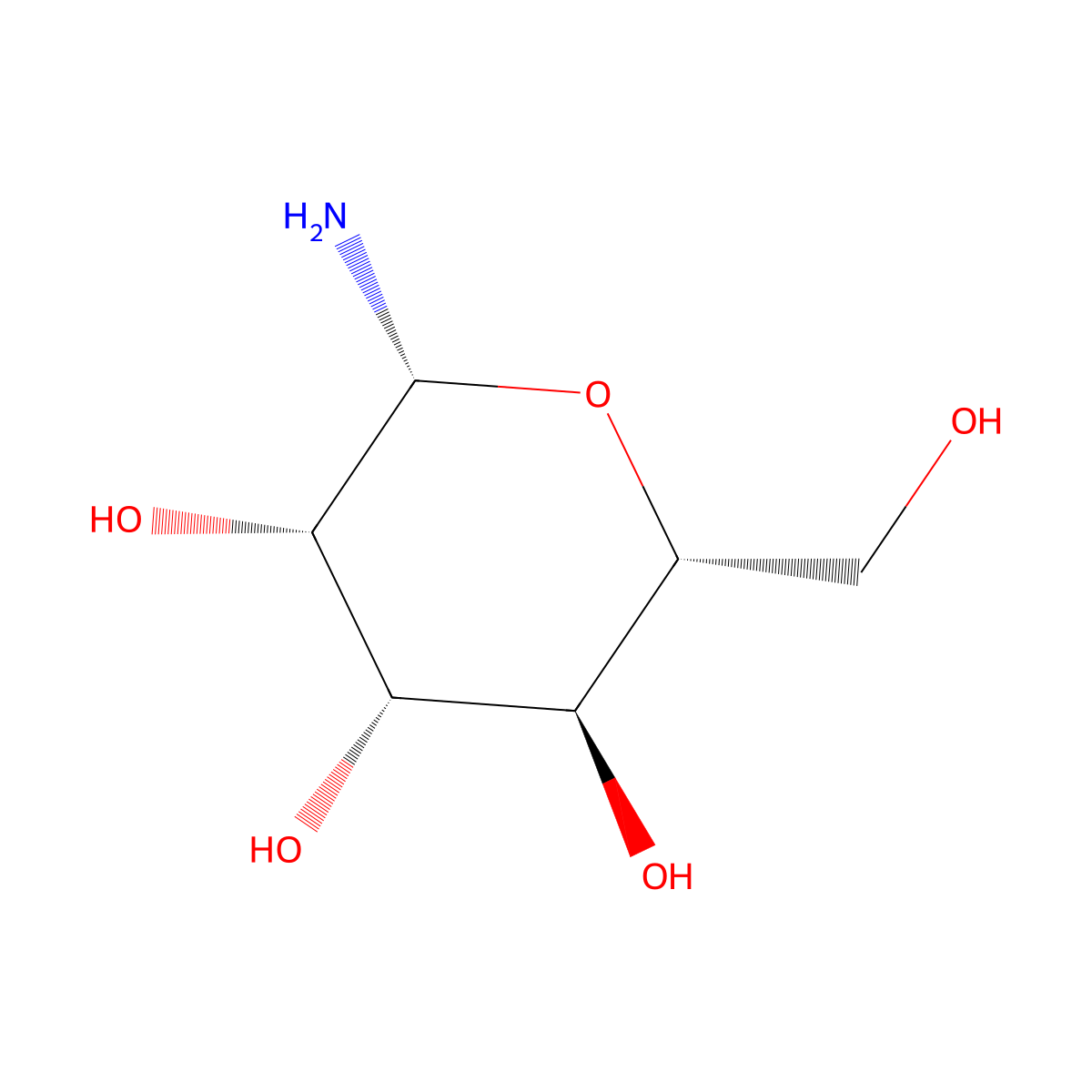 Mannosylamine molecular structure, CAS 7388-99-0