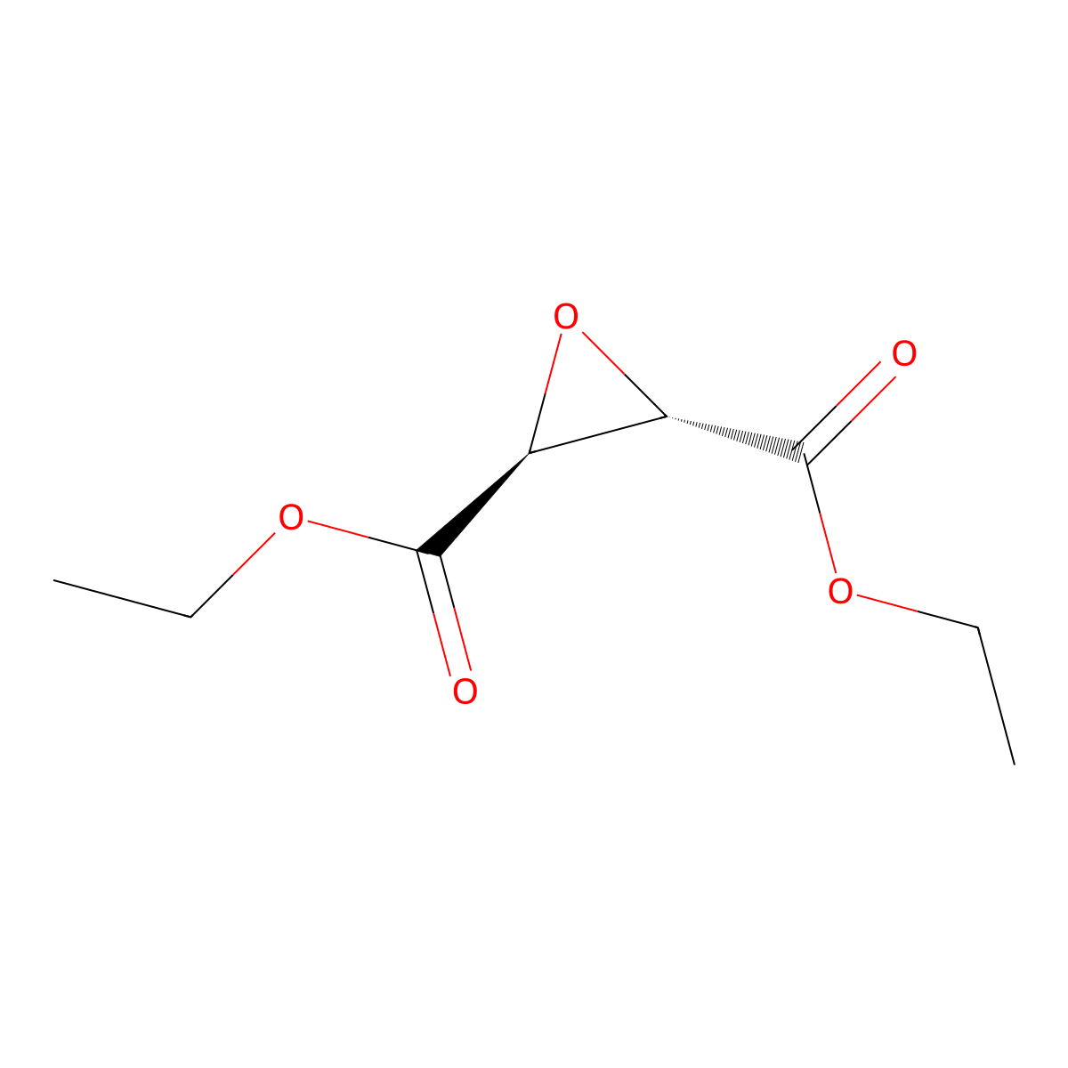 diethyl (2S,3S)-oxirane-2,3-dicarboxylate molecular structure, CAS 73890-18-3
