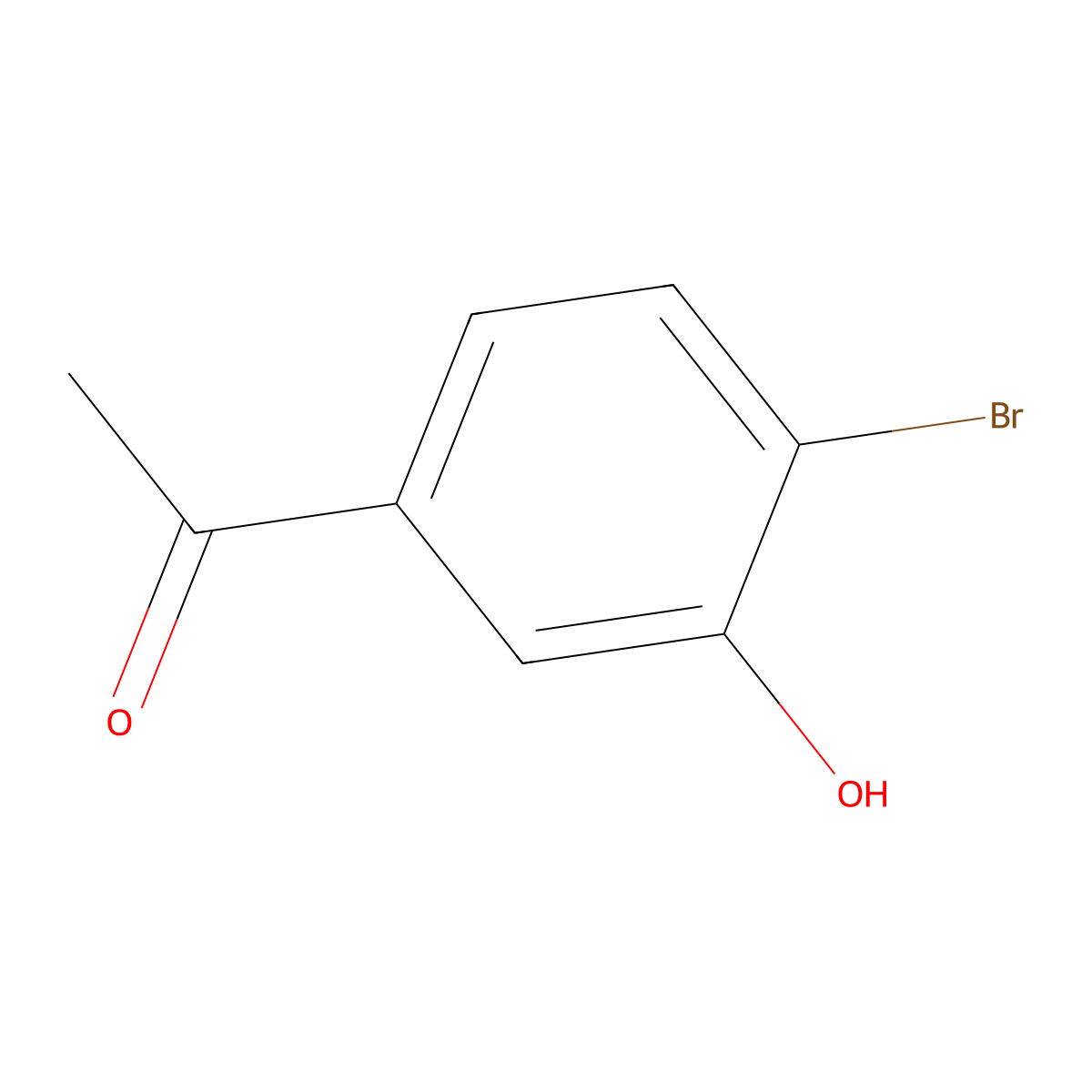 1-(4-Bromo-3-hydroxyphenyl)ethanone molecular structure, CAS 73898-22-3