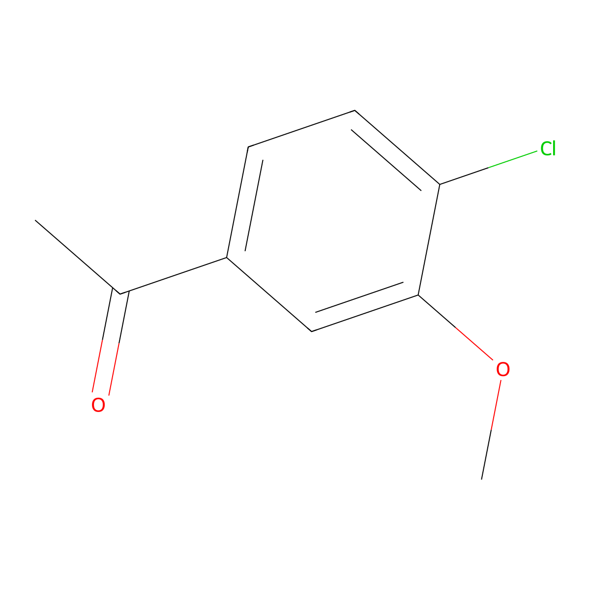 1-(4-Chloro-3-methoxyphenyl)ethan-1-one molecular structure, CAS 73898-63-2