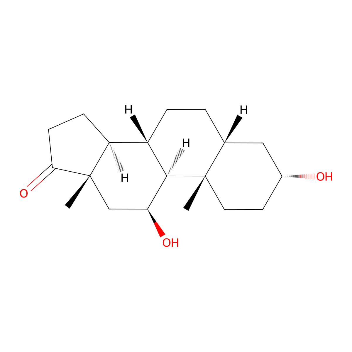 11beta-Hydroxyetiocholanolone molecular structure, CAS 739-26-4