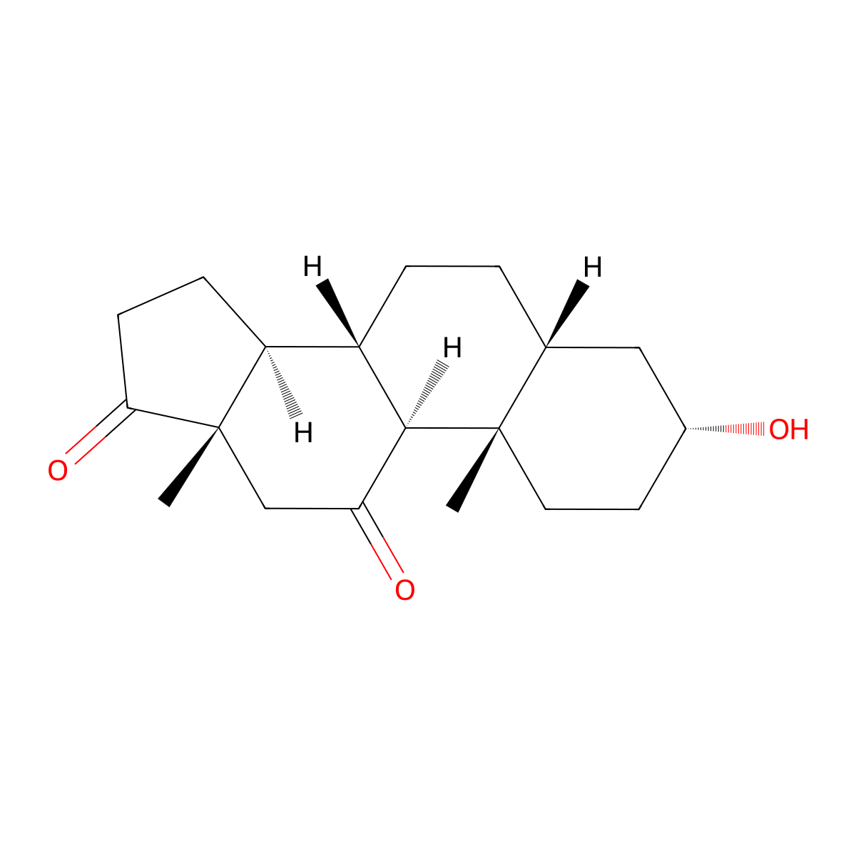 11-Ketoetiocholanolone molecular structure, CAS 739-27-5