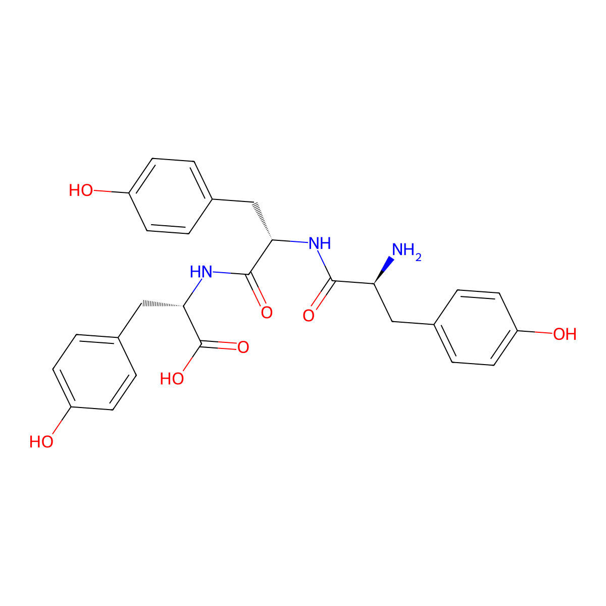 Tyr-Tyr-Tyr molecular structure, CAS 7390-78-5