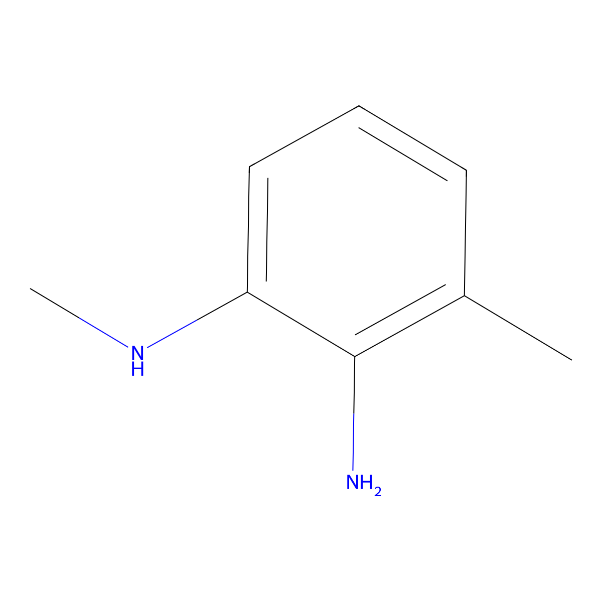 N1,3-Dimethylbenzene-1,2-diamine molecular structure, CAS 73902-64-4
