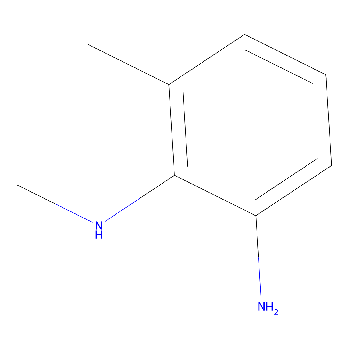 N~2~,3-Dimethylbenzene-1,2-diamine molecular structure, CAS 73902-65-5