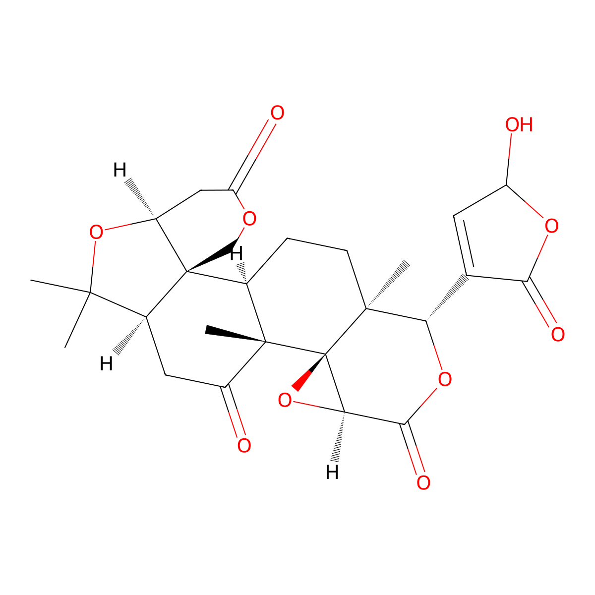 Isolimonexic acid molecular structure, CAS 73904-93-5