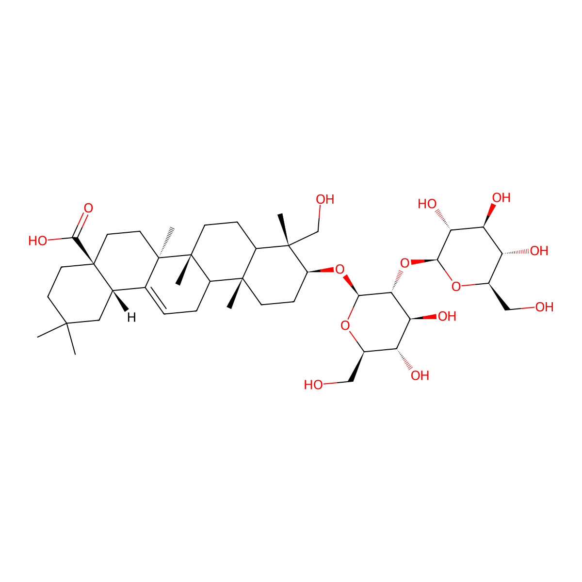 Hederoside F molecular structure, CAS 73907-85-4