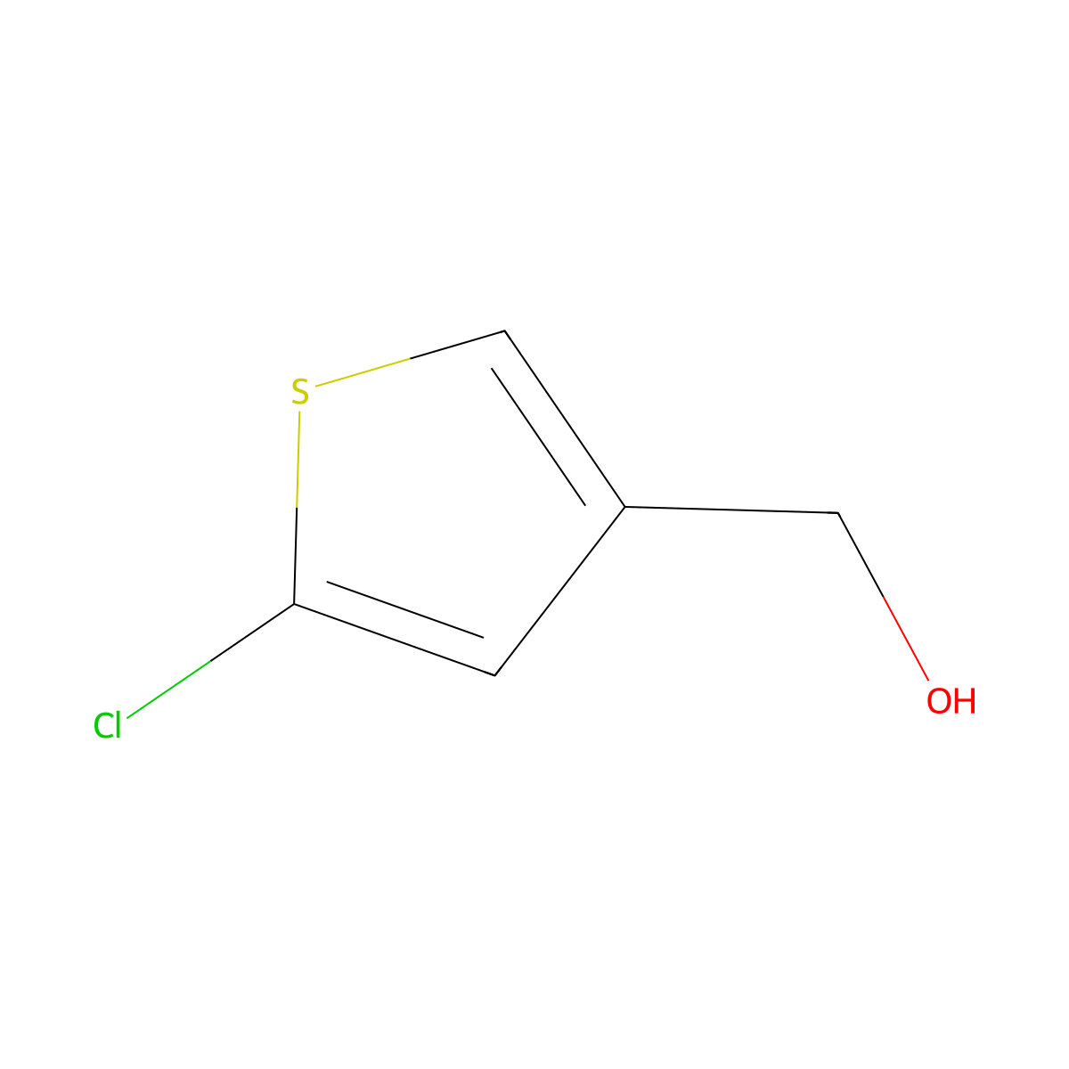 (5-Chlorothiophen-3-yl)methanol molecular structure, CAS 73919-87-6