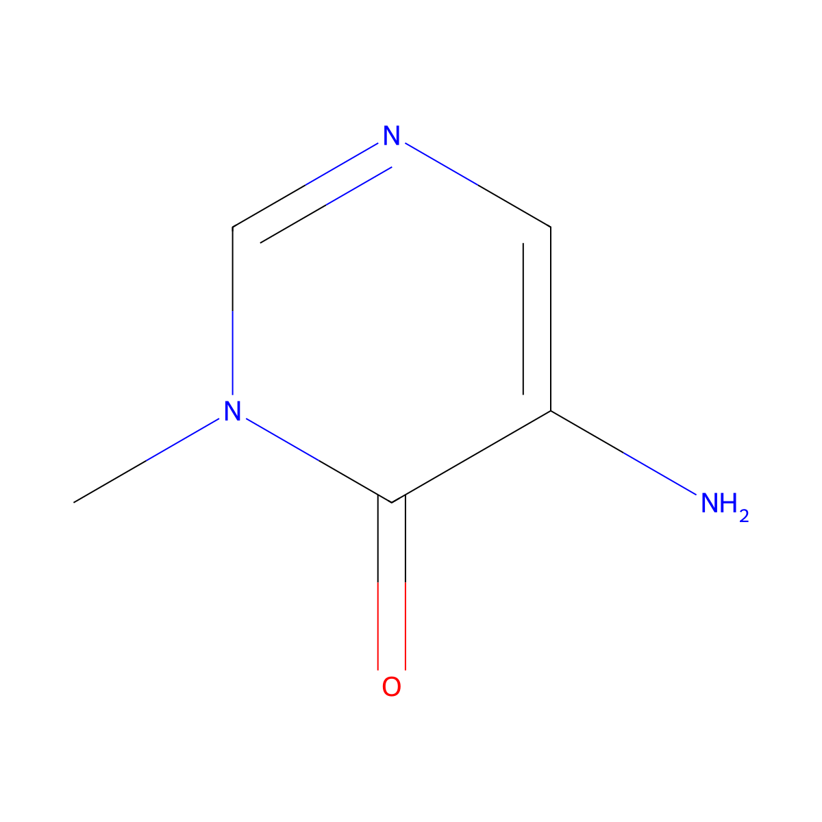 5-Amino-3-methyl-3,4-dihydropyrimidin-4-one molecular structure, CAS 73922-41-5