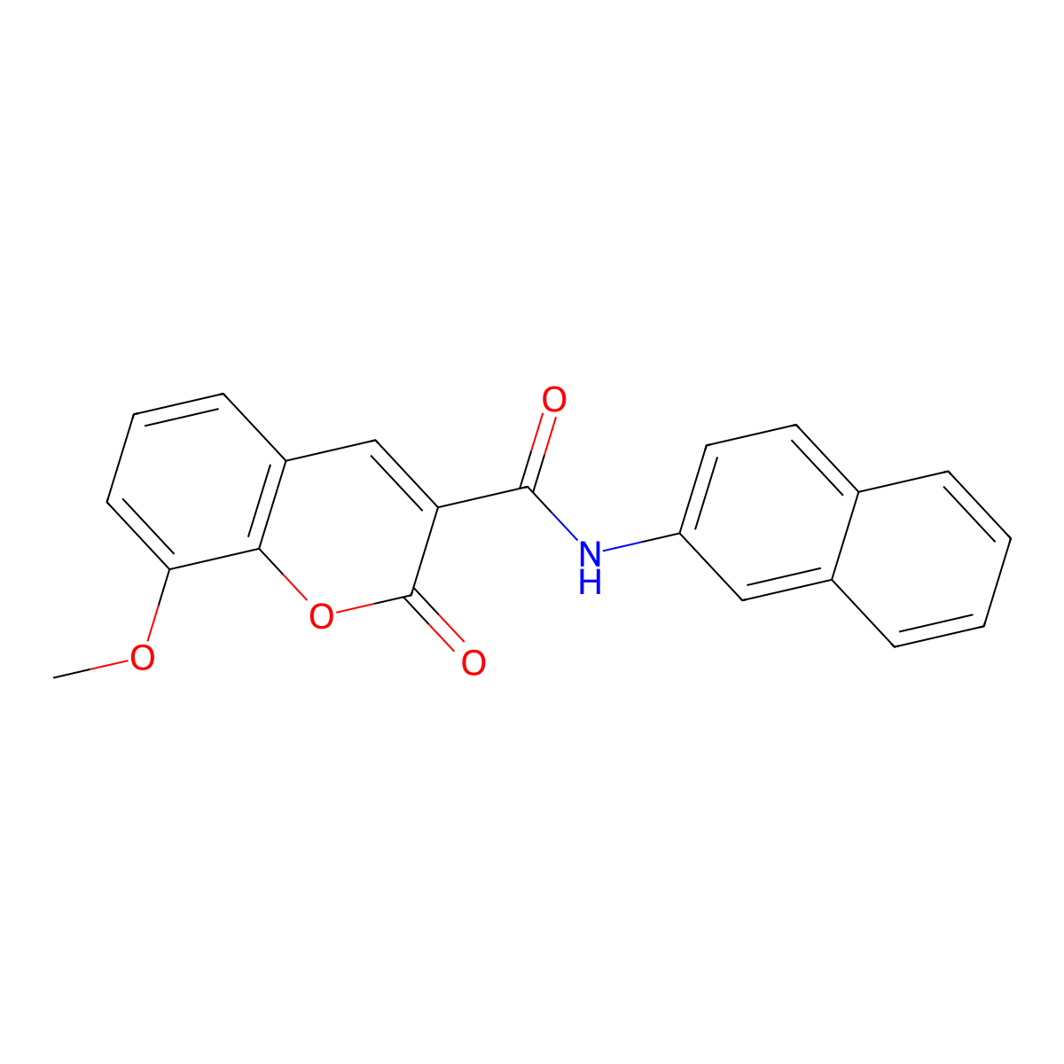 8-methoxy-N-(naphthalen-2-yl)-2-oxo-2H-chromene-3-carboxamide molecular structure, CAS 73930-51-5