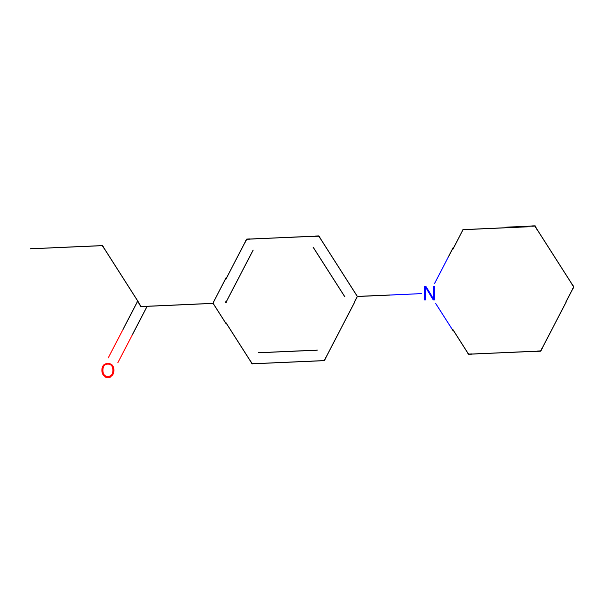 1-(4-Piperidin-1-ylphenyl)propan-1-one molecular structure, CAS 739302-37-5