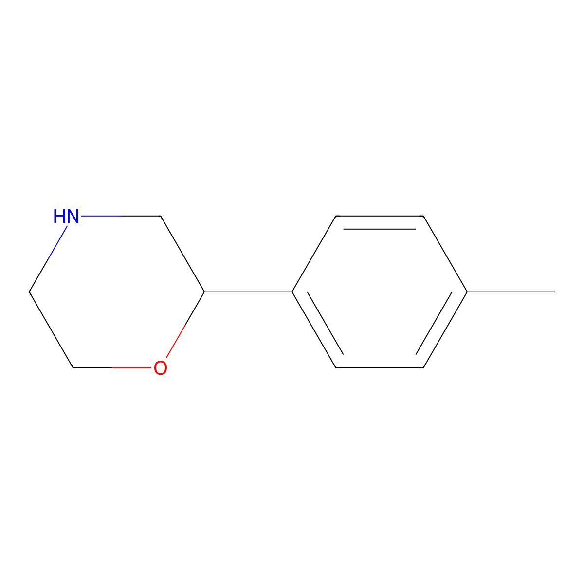 2-(4-Methylphenyl)morpholine molecular structure, CAS 739328-82-6