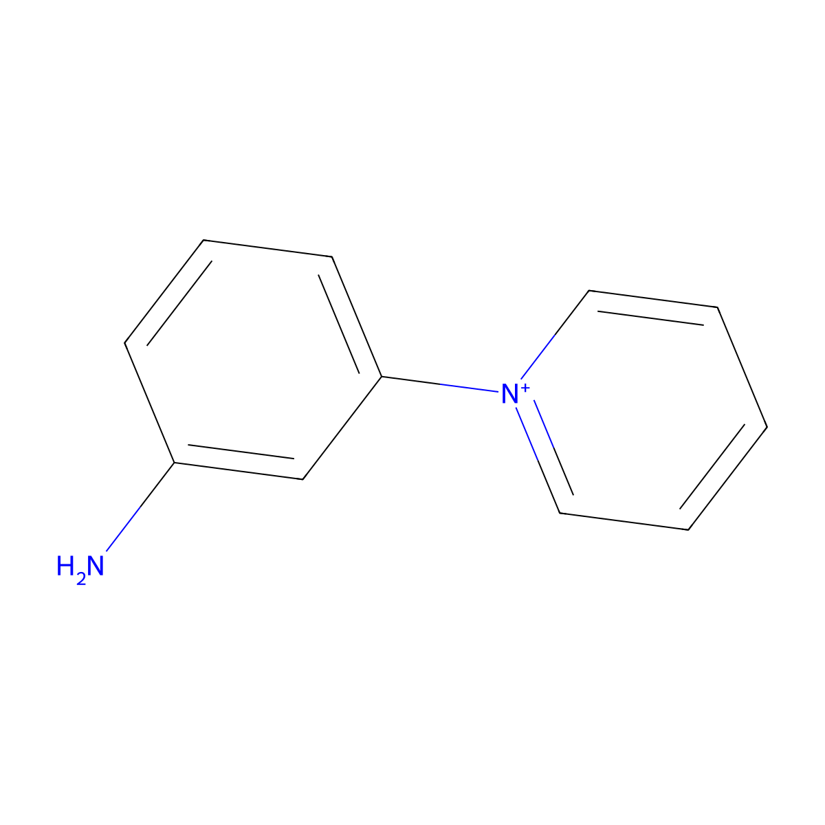 1-(3-Aminophenyl)pyridin-1-ium molecular structure, CAS 739333-24-5