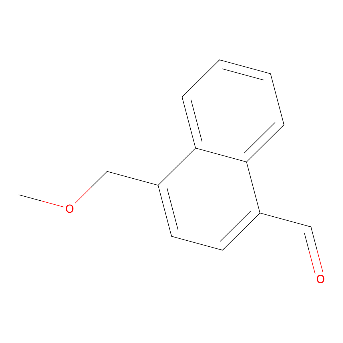 4-(Methoxymethyl)-1-naphthaldehyde molecular structure, CAS 739333-51-8