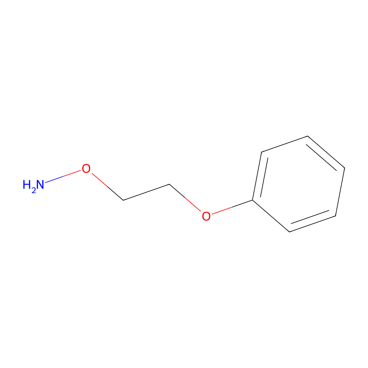 Hydroxylamine, O-(2-phenoxyethyl)- molecular structure, CAS 73941-29-4